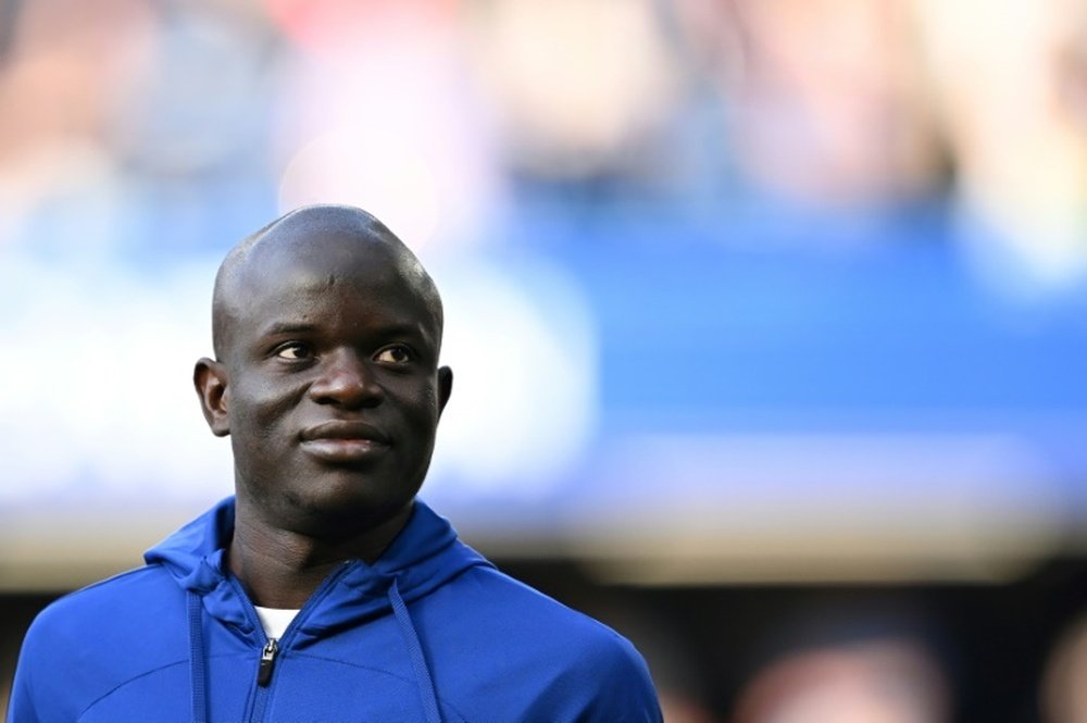 Kante has only played nine games this term. AFP