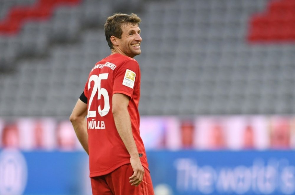 Müller le dejó un recado a los 'culés'. AFP