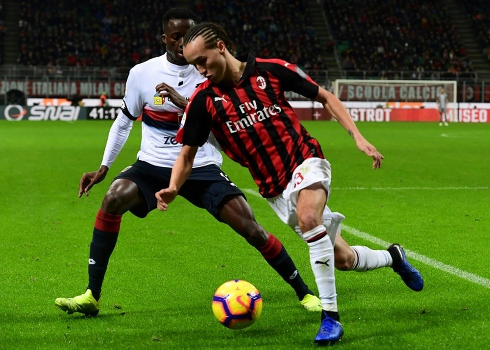 Laxalt podría salir del Milan. AFP