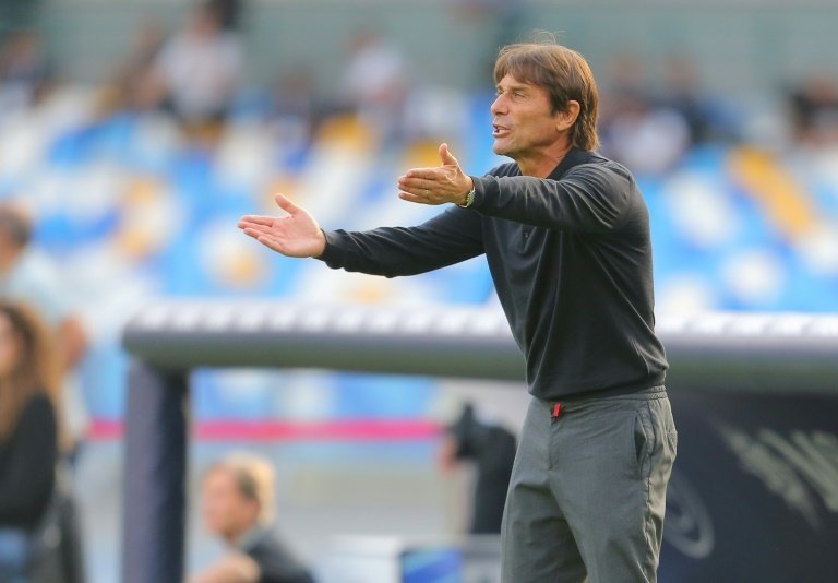 Antonio Conte quiere avanzar hacia el 'Scudetto' en San Siro. AFP