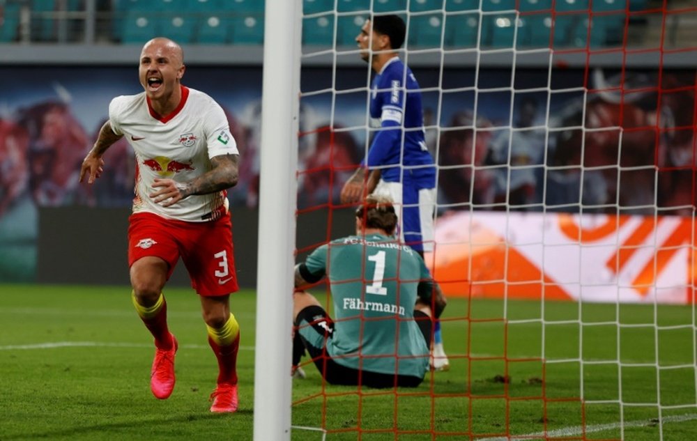 Angeliño suma siete goles y cinco asistencias esta temporada. AFP