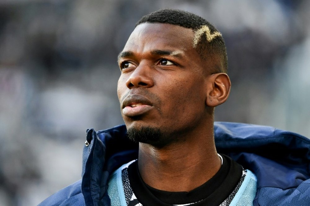 Paul Pogba could not play against Lazio. AFP