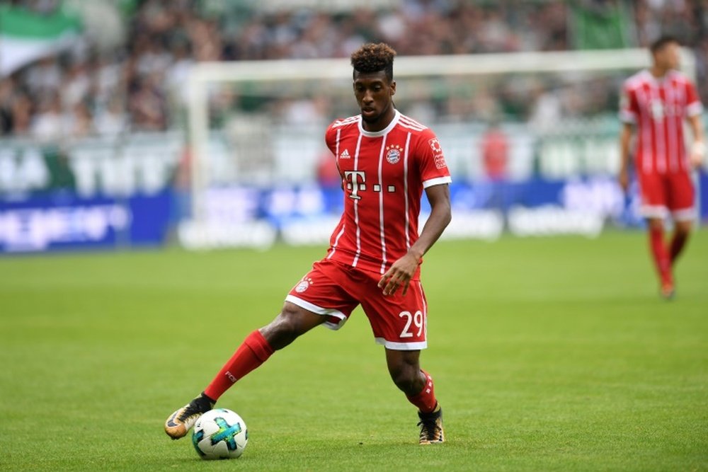 Coman has recovered after missing Bayern's last two games through injury. AFP