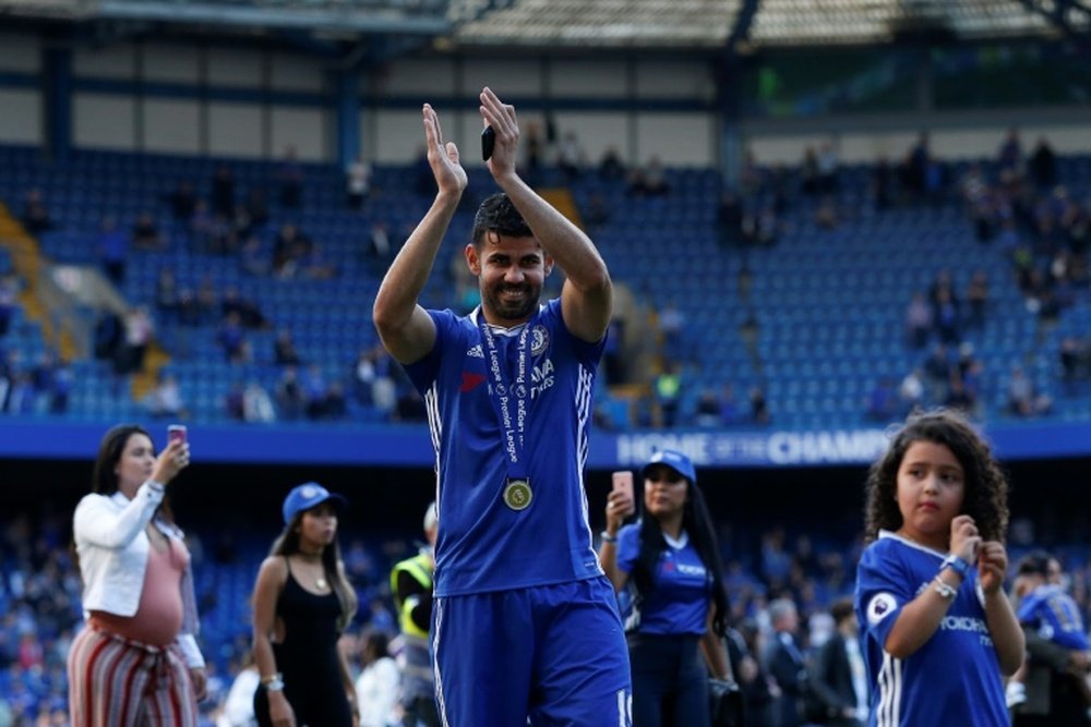 Diego Costa ha roto relaciones con el Chelsea. AFP/Archivo
