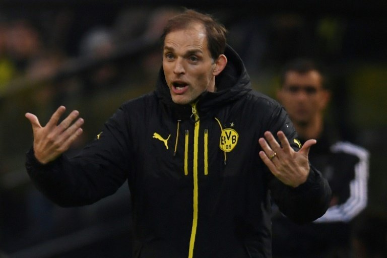 L'entraîneur du Borussia Thomas Tuchel lors du match contre Monaco. AFP
