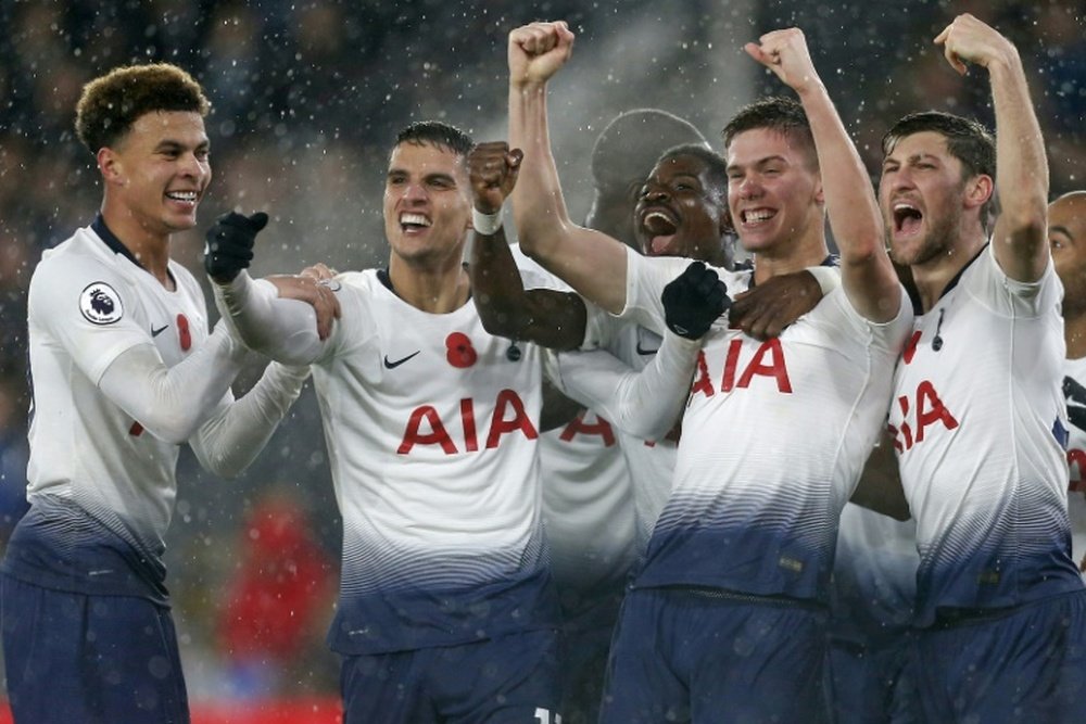 Tottenham will look to continue their recent good record against Chelsea this weekend. AFP
