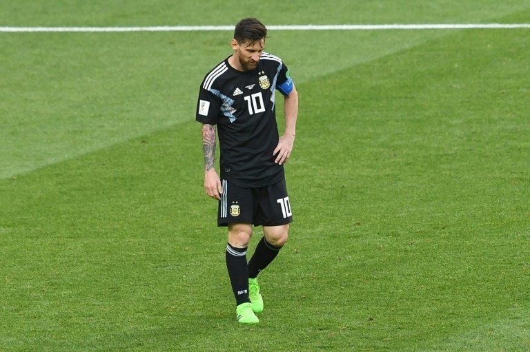 Messi sigue recibiendo críticas. AFP