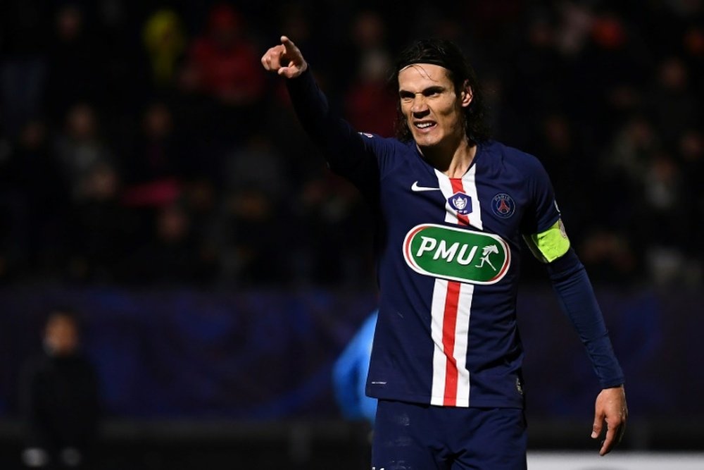 Cavani fera tout pour quitter le PSG et rejoindre l'Atlético. AFP