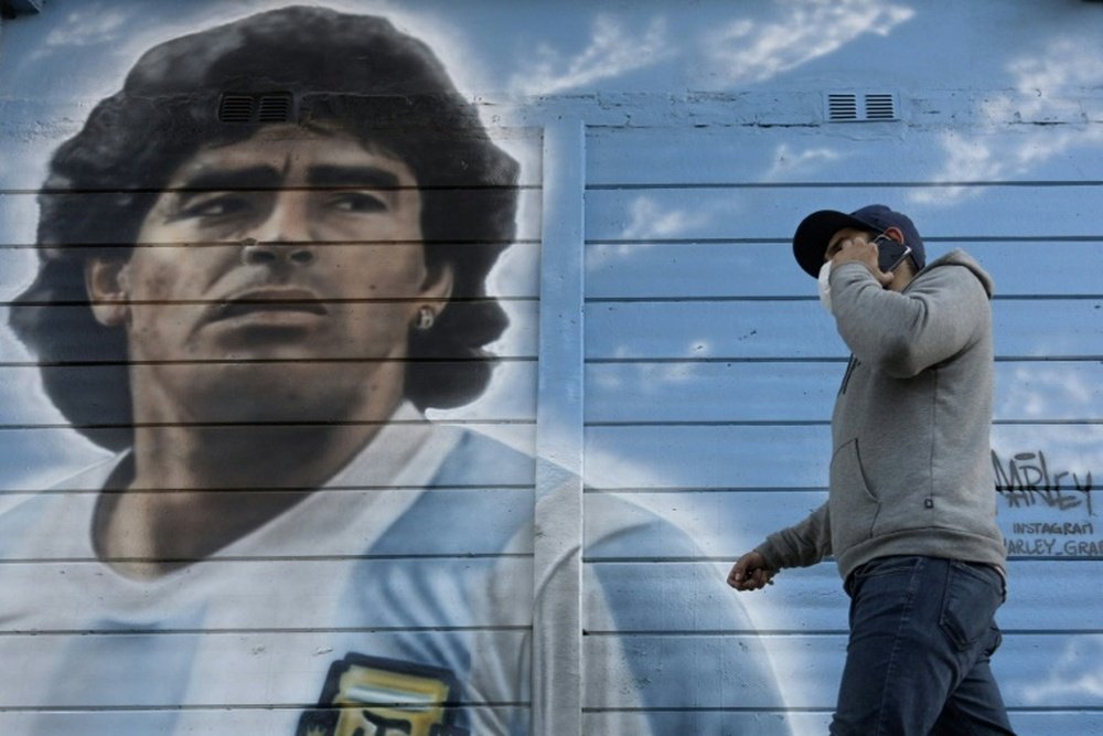 Arrancaron las declaraciones de los testigos por la muerte de Maradona. AFP