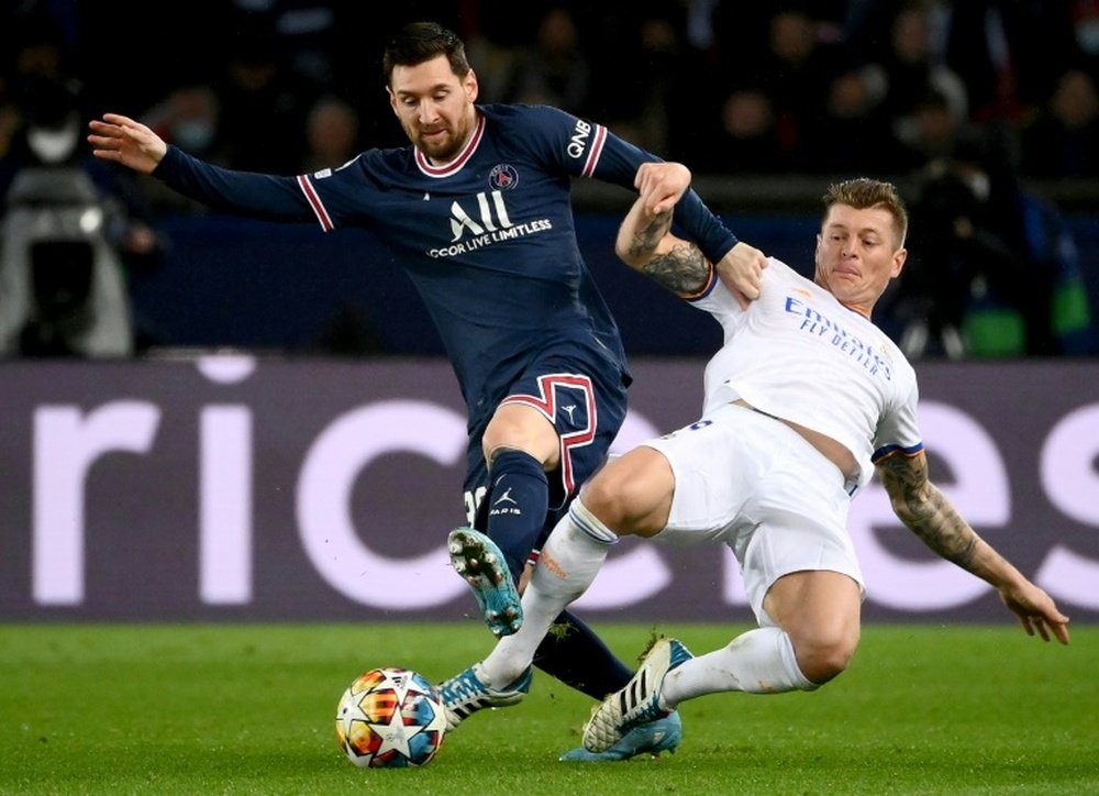 Kroos confía en la remontada del Real Madrid ante el PSG en el Bernabéu. AFP