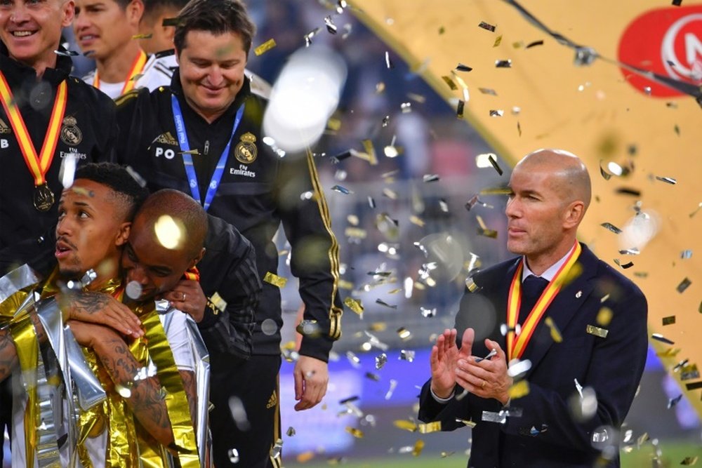 Zidane, l'homme des titres. AFP