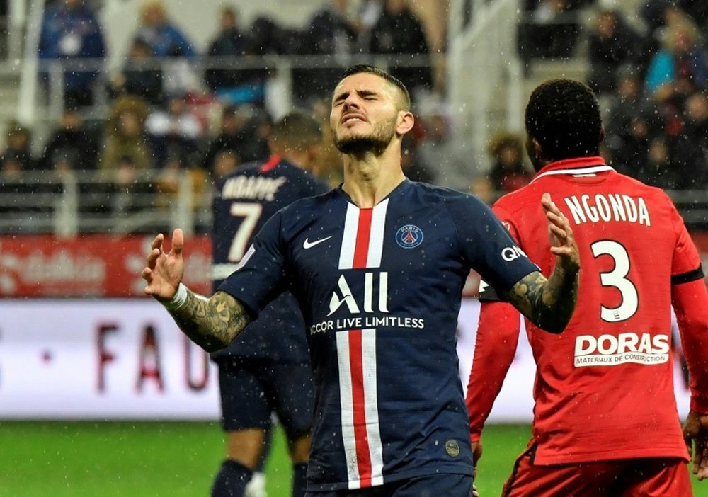 El PSG cierra su peor año en la Ligue 1 desde la llegada del jeque. AFP