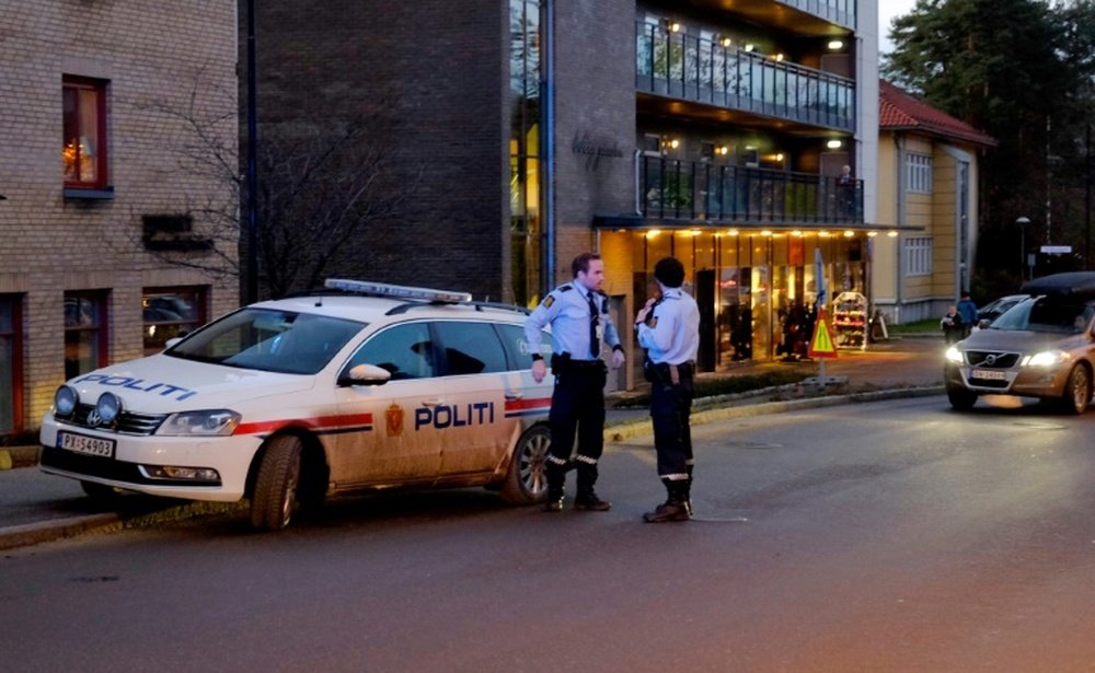Police norvégienne, le 20 novembre 2015, à Vennesla. AFP