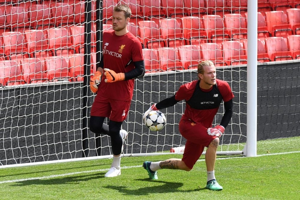 Mignolet has been displaced by Loris Karius in the Liverpool line-up. AFP