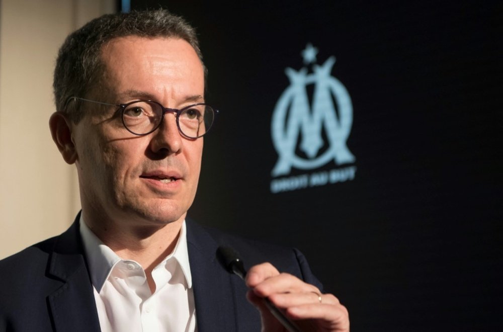 Eyraud habló también sobre la situación del fútbol francés. AFP