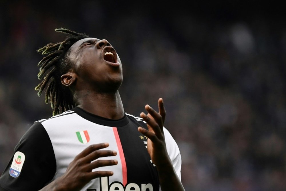 Everton are lining up a move for Moise Kean. AFP
