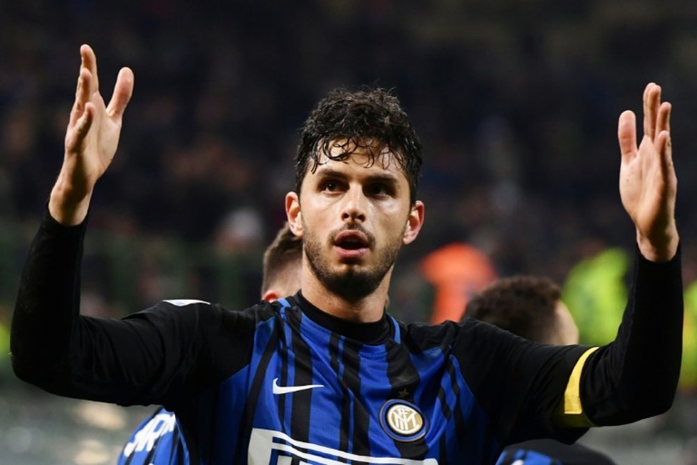 Ranocchia cumple contrato con el Inter en junio de 2019. AFP