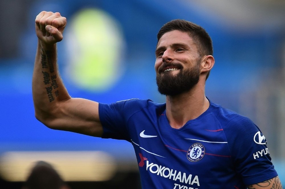 Chelsea's Giroud could be a free agent next summer. AFP