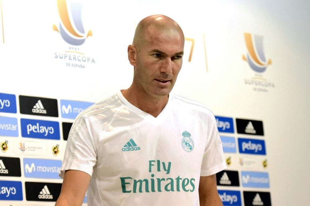 Zidane is not happy with Ronaldo's ban. AFP