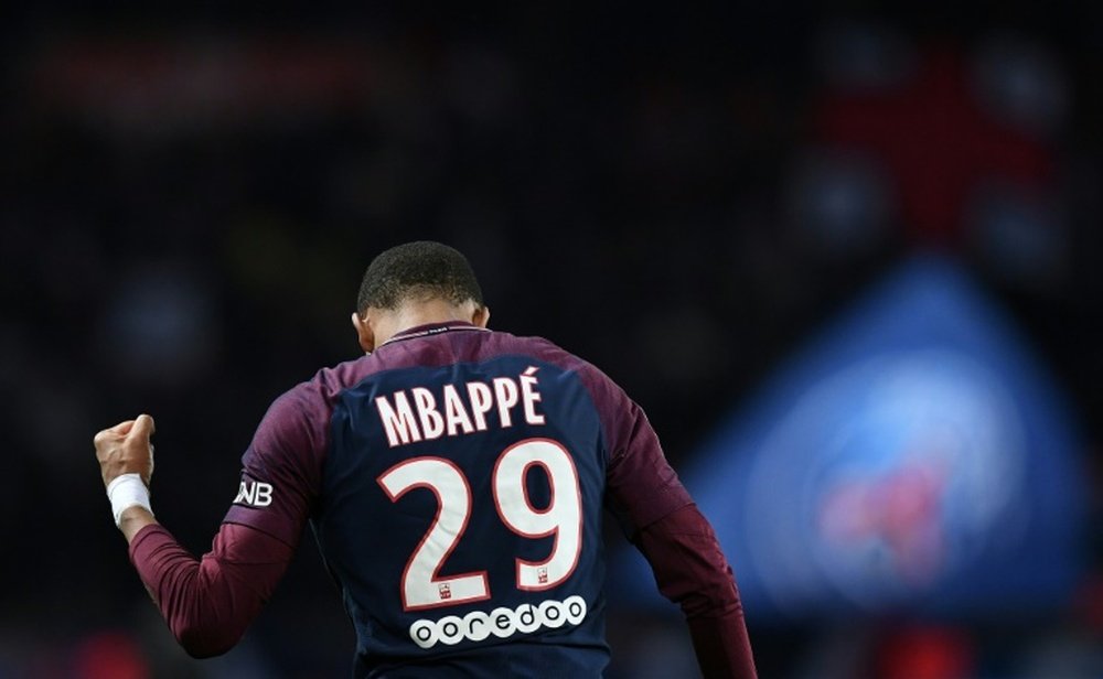 Mbappe quiere jugar este mismo fin de semana. AFP/Archivo
