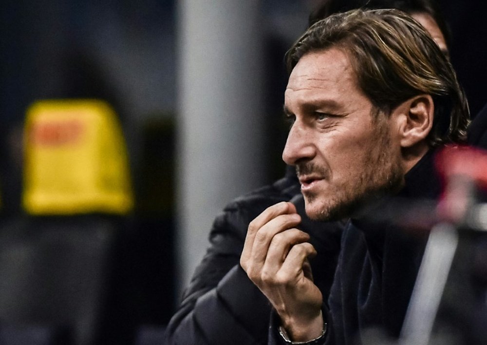 Totti se llevó las críticas de Cassano. AFP