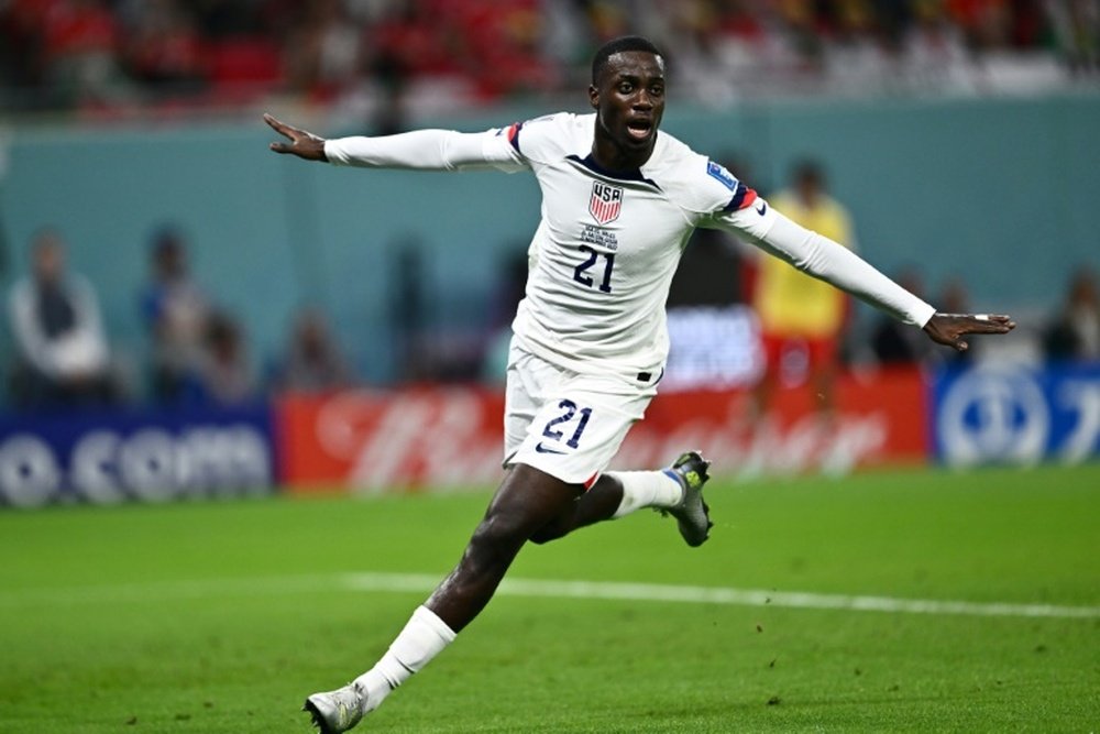 Timothy Weah forfait plusieurs semaines. AFP