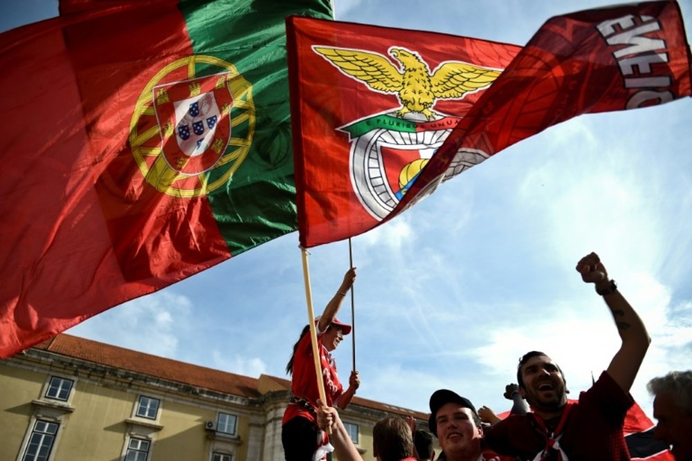 El Benfica, en el punto de mira. AFP