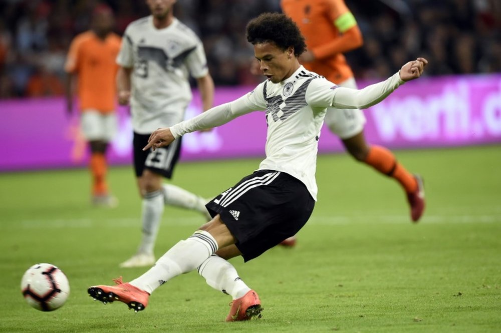 Sane couldn't make the difference for Germany. AFP