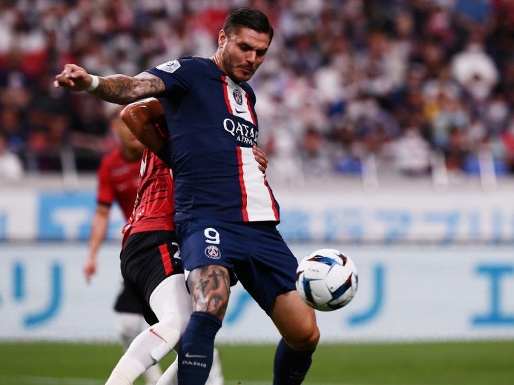 Icardi lucirá el 99 en el Galatasaray. AFP