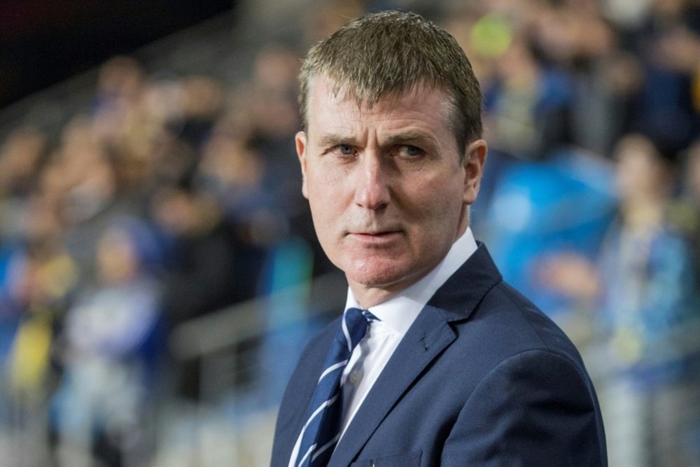 Stephen Kenny is thinking ahead to the Euro 2020 play-off. AFP