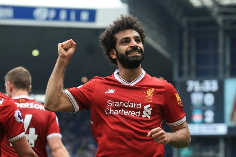 El egipcio sólo quiere quedarse en el Liverpool. AFP