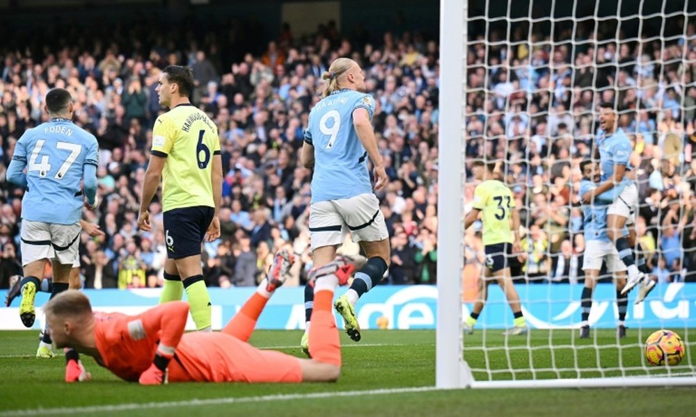 Manchester City were knocked out of the CVarabao Cup after losing to Spurs. AFP