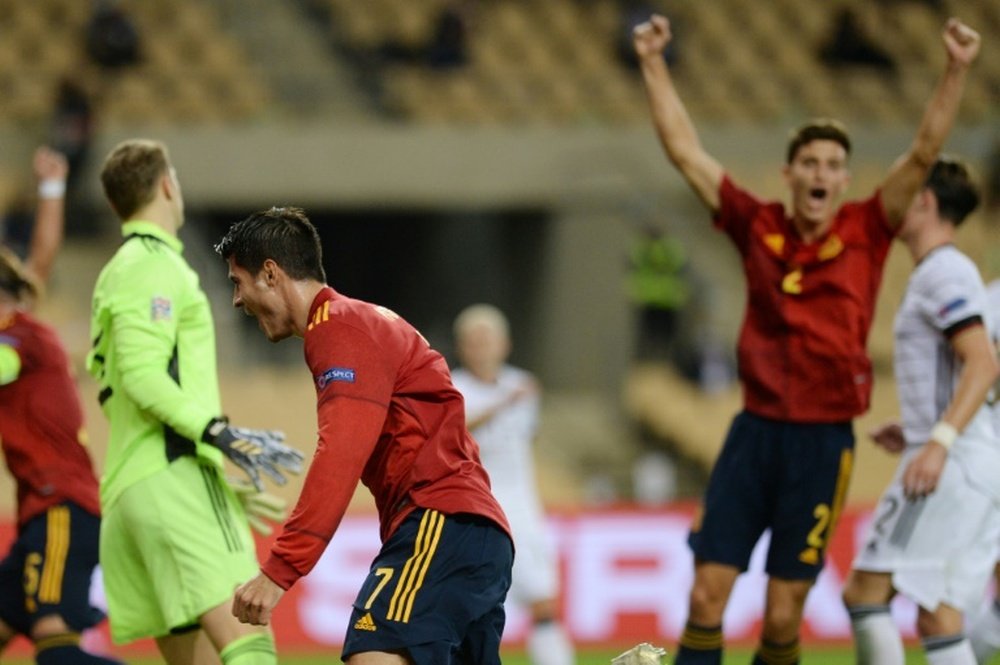 Morata shrugs off critics after historic Spain win. AFP