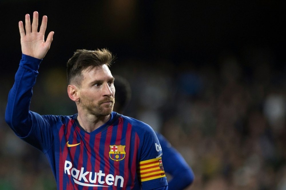 Gorosito-Messi: una cariñosa anécdota y el saludo de un ídolo. AFP