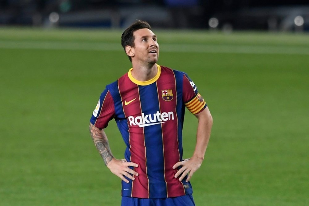 PSG tem uma espécie de campanha para atrair Lionel Messi. AFP