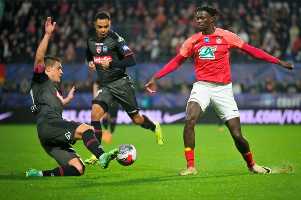 El Valenciennes, colista y casi descendido, jugará las semifinales de la Copa de Francia. AFP