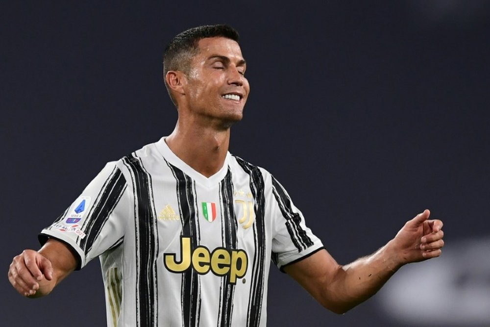 Cristiano Ronaldo a marqué contre la Sampdoria. AFP