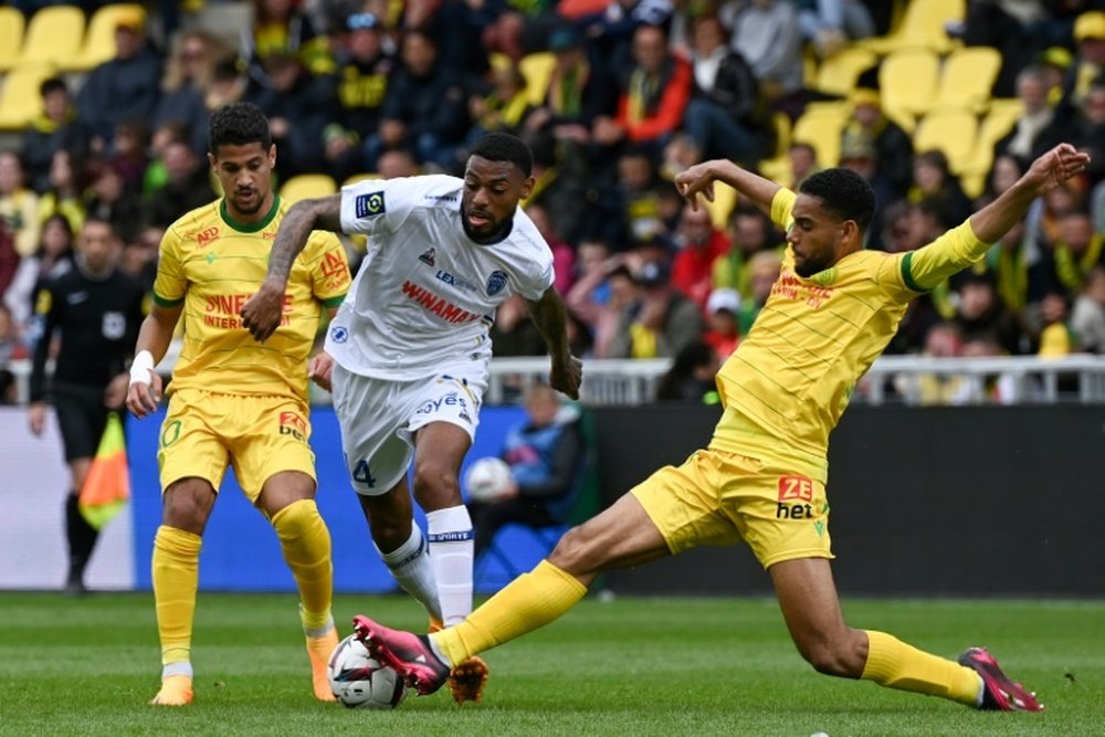 El Nantes quiere pasar página y olvidar que se quedó sin la Copa de Francia. AFP