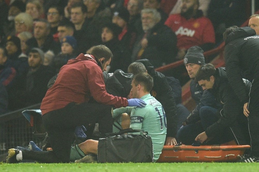 Holding s'est blessé face à United. AFP