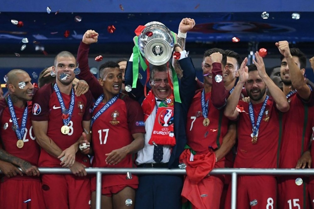Portugal ganhou o Euro'2016. AFP