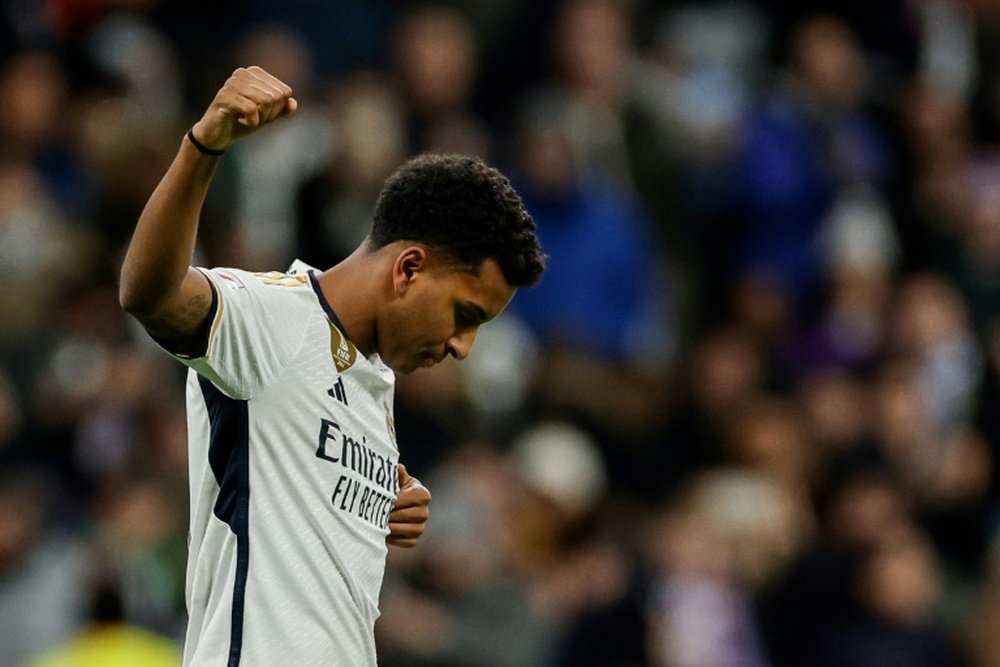 Rodrygo está en su mejor versión. AFP