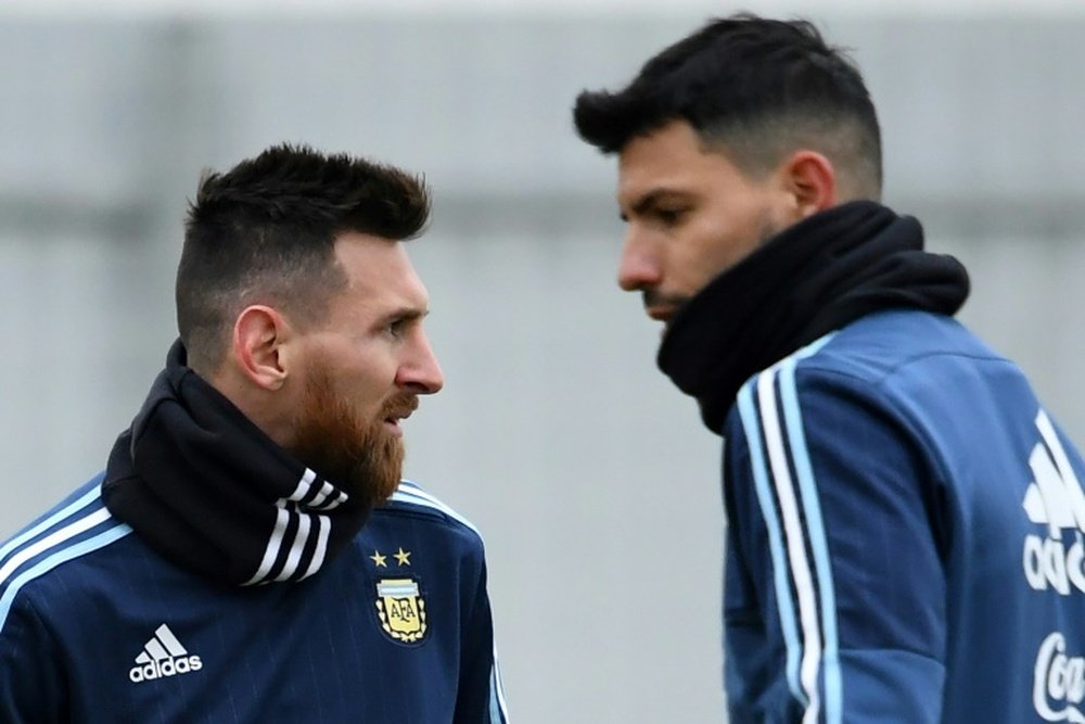Sampaoli: Aguero-Messi link great. AFP
