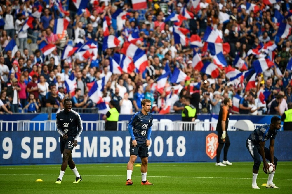 La France, omniprésente dans le foot. AFP
