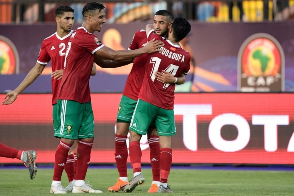Marruecos sufrió para estrenarse con buen pie. AFP