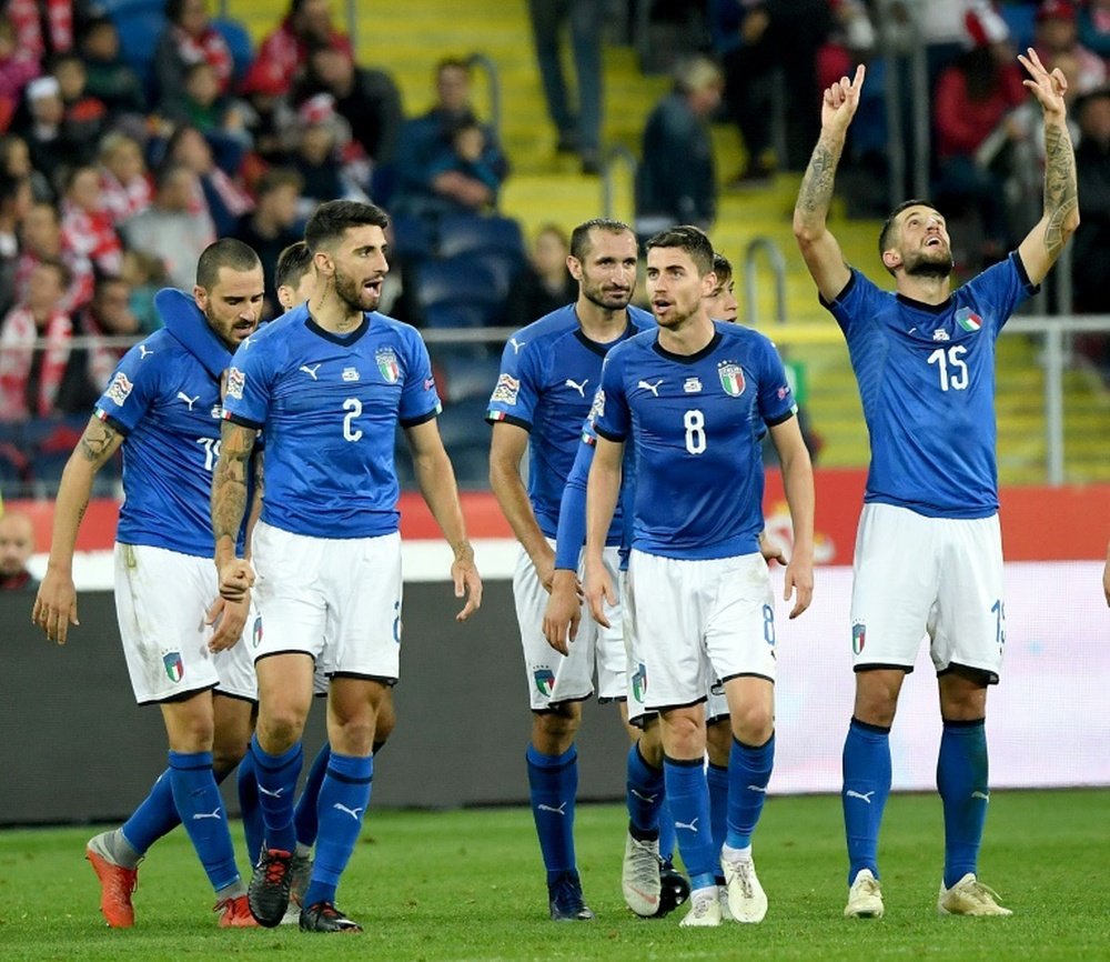 Vittoria dell'Italia nella Nations League. AFP