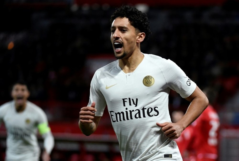 Marquinhos, un comodín para Thomas Tuchel. AFP