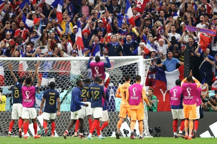 Francia vio más la semifinal de 2022 que la final de 2018