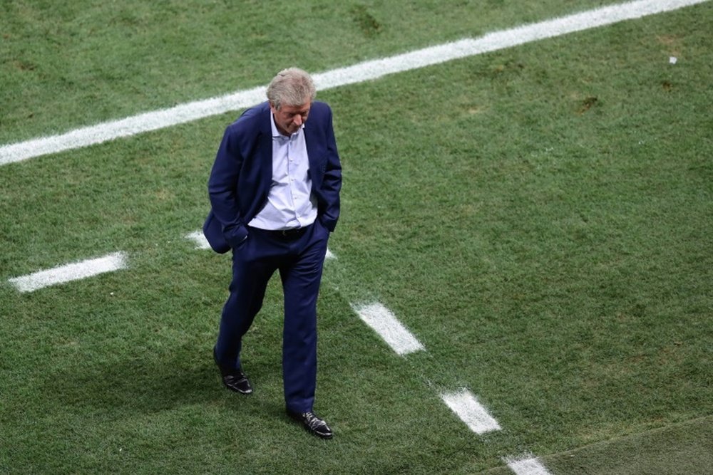 Hodgson was unable to have an instant impact at Selhurst Park. AFP