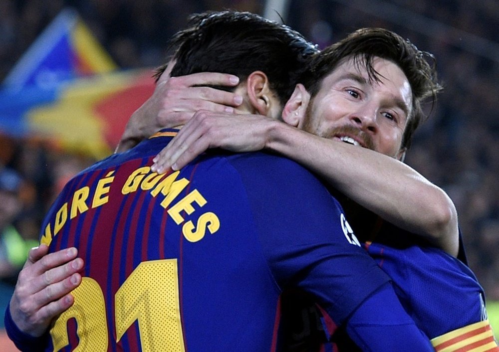 La clasificación del Barça y el partidazo de Messi, lo más destacado del día. AFP