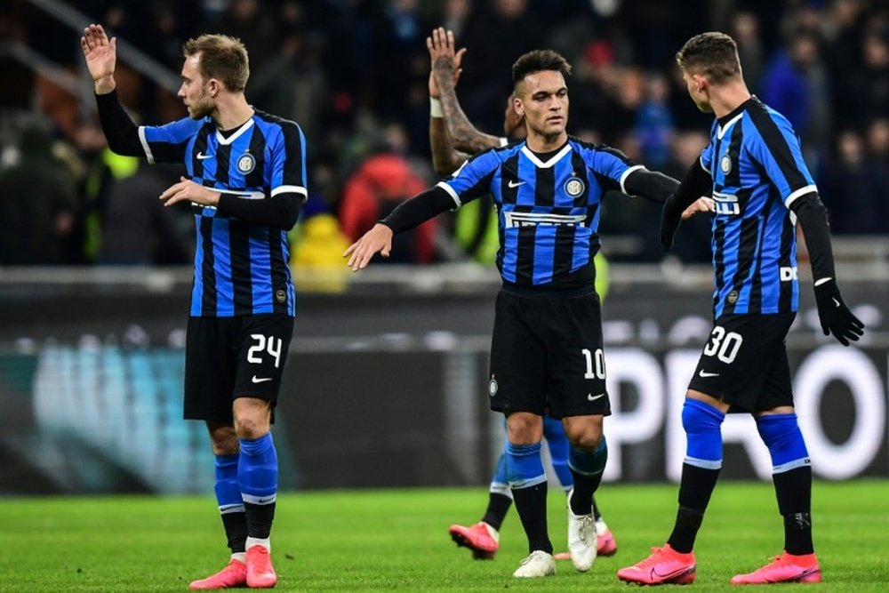 Les compos probables du match de Serie A entre l'Inter et l'AC Milan. AFP